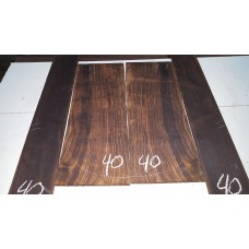 Macassar Ebony Back and Side Set 40